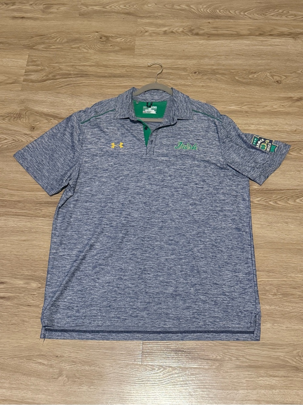 Under Armour Notre Dame 2016 Shamrock Series Polo